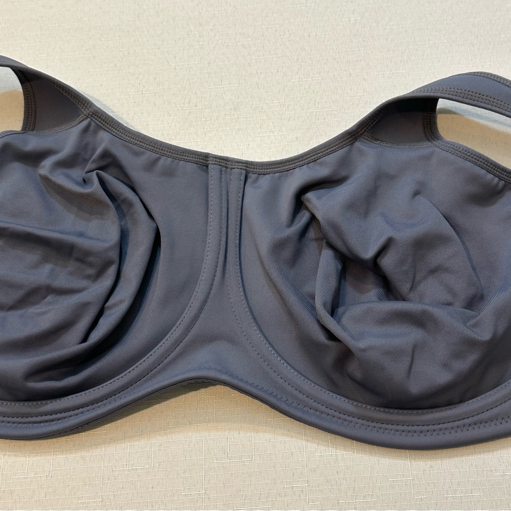Wacoal Gray High Impact Underwire Sports Bra 40H Supportive - Picture 15 of 15